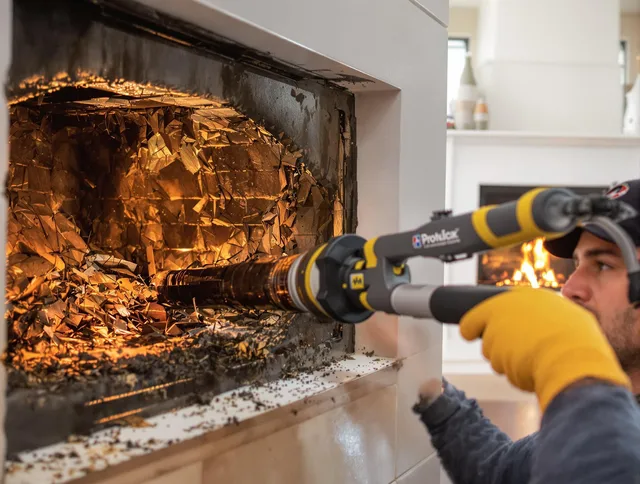 Professional chimney cleaning by Hilliard Chimney Sweep in Hilliard, OH