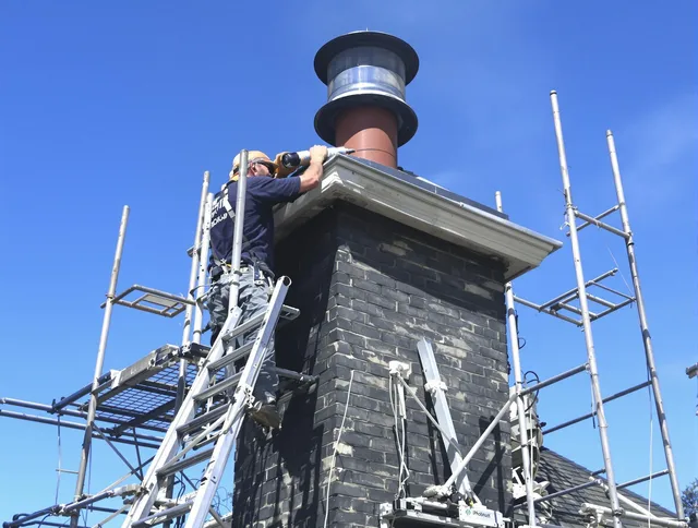Sturdy chimney crown finished by Hilliard Chimney Sweep in Hilliard, OH