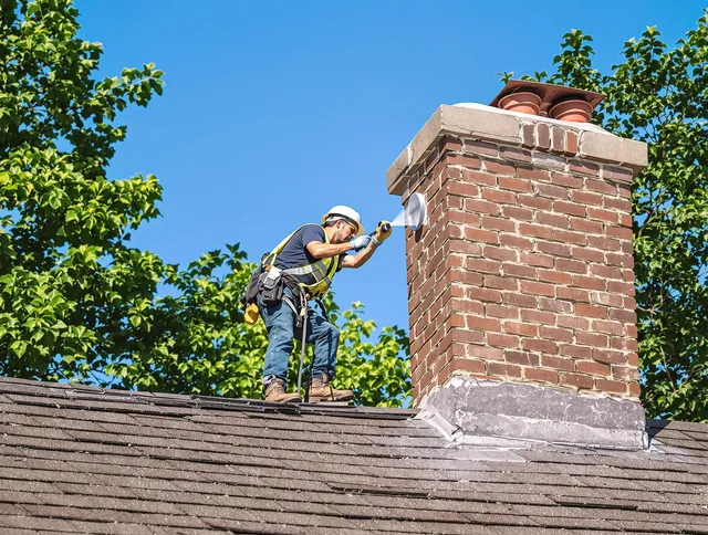 Hilliard Chimney Sweep performing an inspection with advanced tools in Hilliard, OH