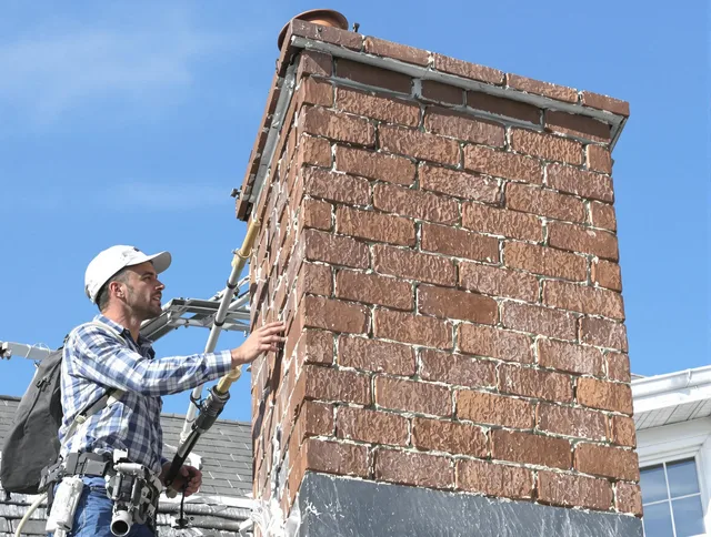 Brickwork for a chimney rebuild by Hilliard Chimney Sweep in Hilliard, OH