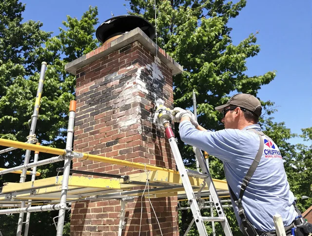 Structural chimney repair by Hilliard Chimney Sweep in Hilliard, OH
