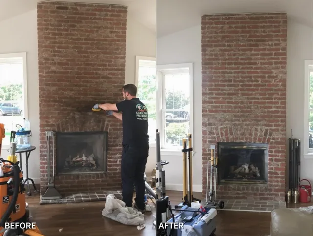 Finished chimney sweeping service by Hilliard Chimney Sweep in Hilliard, OH