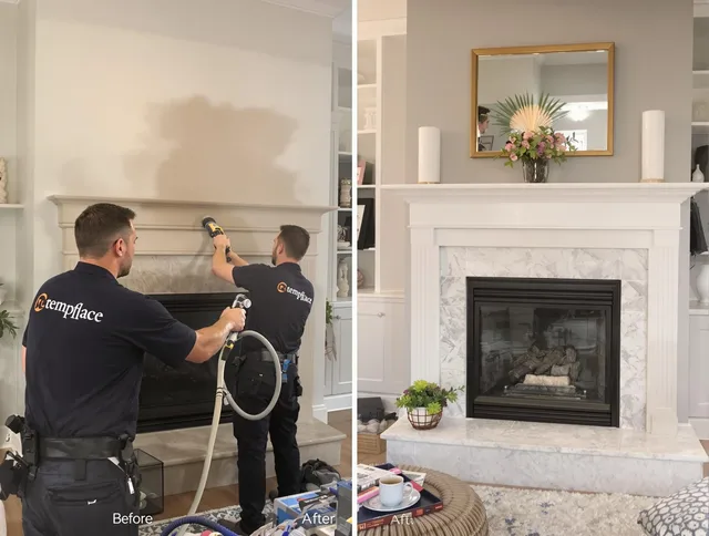 Professional soot removal by Hilliard Chimney Sweep team in Hilliard, OH